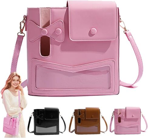 2025 New Stanley Purse Cup Holder Bag Crossbody Water Cups Storage Bag Portable Cups Purse Stanley Cup Purses Holder 40 Oz (Black) in Saudi Arabia