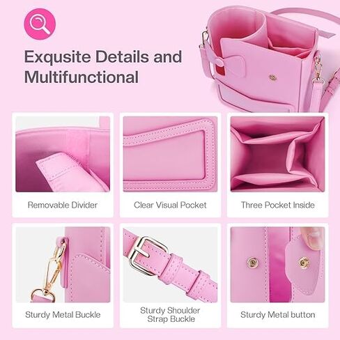 2025 New Stanley Purse Cup Holder Bag Crossbody Water Cups Storage Bag Portable Cups Purse Stanley Cup Purses Holder 40 Oz (Black) in Saudi Arabia