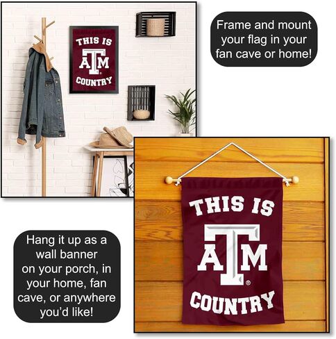 Texas A&M Aggies This is Aggies Country Garden Banner Flag in Saudi Arabia