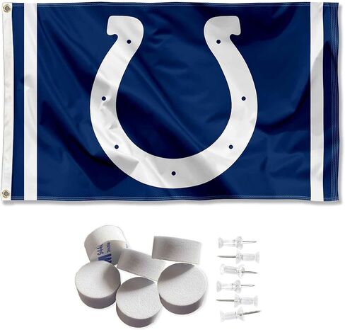 لافتة شعار Indianapolis Colts ومنصات جدارية مزخرفة in Saudi Arabia