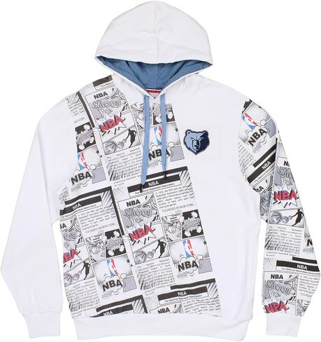 FISLL NBA Teams Men's Comic Book Newsprint Fashion Hoodie in Kuwait