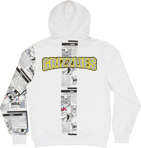 FISLL NBA Teams Men's Comic Book Newsprint Fashion Hoodie in Kuwait