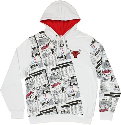 FISLL NBA Teams Men's Comic Book Newsprint Fashion Hoodie in Kuwait