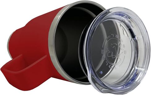 LaserGram 15oz Vacuum Insulated Coffee Mug, High Wing Airplane, Personalized Engraving Included (White) in Saudi Arabia