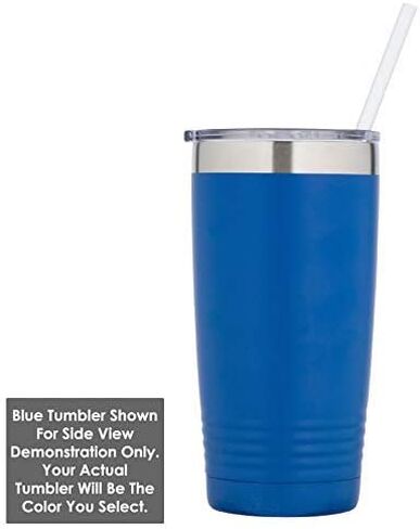 THE GRILLFATHER BLACK 20 oz Drink Tumbler With Straw | Laser Engraved Travel Mug With grilling Quotes | Compare To Yeti Rambler | Best Gift Idea For Birthday with BBQ Quotes | OnlyGifts.com in Kuwait
