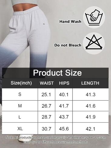 Slim Fit high Waisted Sweatpants for Women with Elastic Waist and Pockets Casual and Comfy Jogging Pants in Saudi Arabia