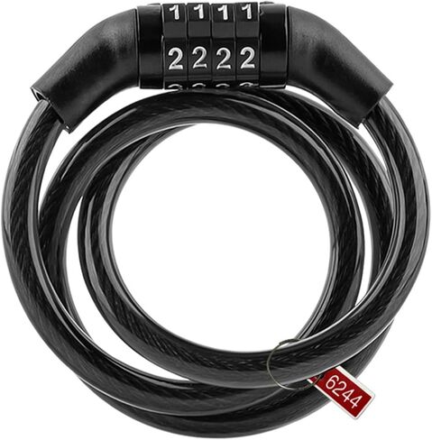 Anti-Theft Bike Cable Lock - Quick-Release Buckle - for Road Bikes, Mountain Bikes & Campus Security in Saudi Arabia