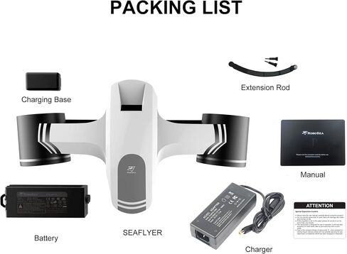 ROBOSEA Seaflyer Seascooter 800 وات سكوتر تحت الماء بعمق 100 قدم مراوح المياه معدات غطس لبحر حمام السباحة in Kuwait