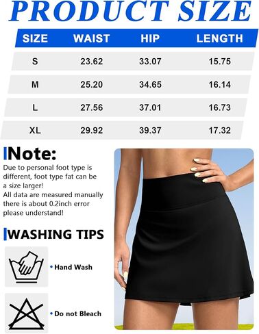 Skirts for Women High Rise Athletic Golf Tennis Skorts Built-in Shorts with Pockets in Saudi Arabia