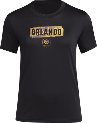 تيشيرت Orlando City Sc MLS بأكمام قصيرة للنساء من أديداس in Saudi Arabia