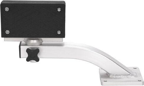 HECASA Universal 90 Degree Adjustable Trolling Motor Bracket Compatible with Clamp-on Type Electric Trolling Motors Deck Mount Aluminum&Nylon Screw Mount Kayak Canoe Small Boat in Saudi Arabia