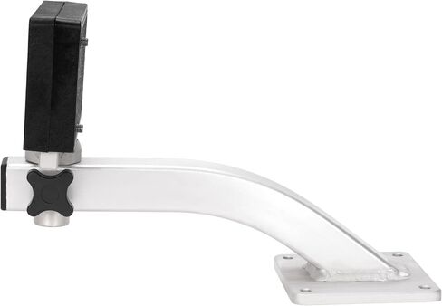 HECASA Universal 90 Degree Adjustable Trolling Motor Bracket Compatible with Clamp-on Type Electric Trolling Motors Deck Mount Aluminum&Nylon Screw Mount Kayak Canoe Small Boat in Saudi Arabia