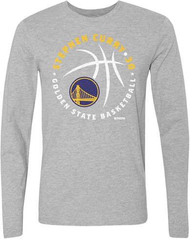 500 LEVEL Steph Curry Golden State Warriors Long Sleeve Shirt - Steph Curry Golden State Warriors Player Ball WHT in Saudi Arabia