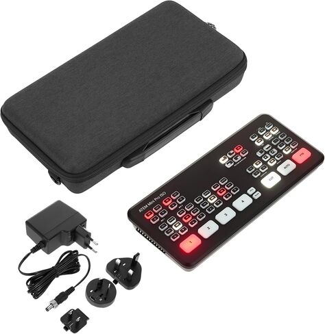 GEEKRIA Travel Carrying Case, Compatible with Blackmagic Design ATEM Mini Pro/ATEM SDI, EVA Hard Shell Protective Bag (Dark Gray) in Saudi Arabia
