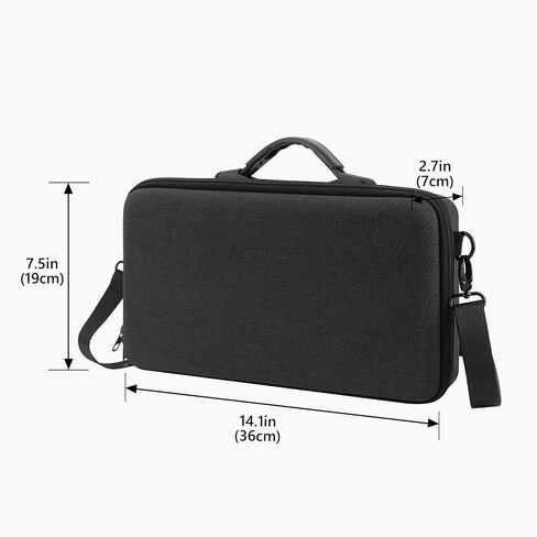 GEEKRIA Travel Carrying Case, Compatible with Blackmagic Design ATEM Mini Pro/ATEM SDI, EVA Hard Shell Protective Bag (Dark Gray) in Saudi Arabia