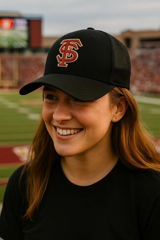 Officially Licensed Florida State Hat Classic Mesh Trucker Adjustable Embroidered Team Logo Black Cap in Saudi Arabia