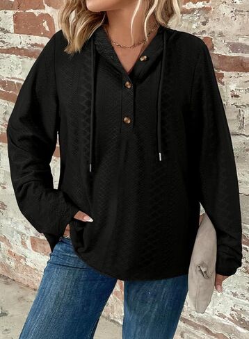 قمصان تونيك حريمي مقاس كبير من Eytino بياقة دائرية وأكمام قصيرة وألوان متعددة (1X-5X) in Kuwait