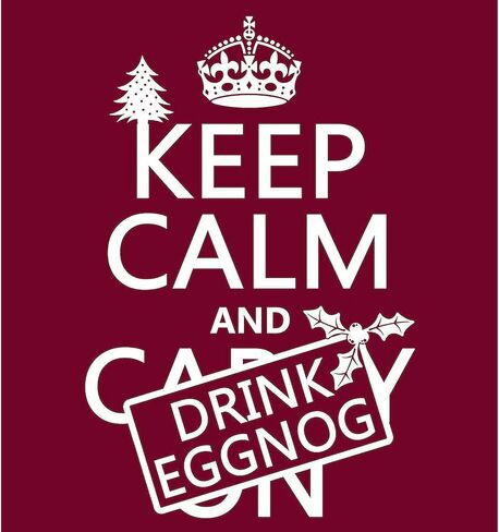 كوب CafePress Keep Calm And Drink Eggnog سعة 11 أونصة (325 مل) كوب قهوة من السيراميك in Saudi Arabia