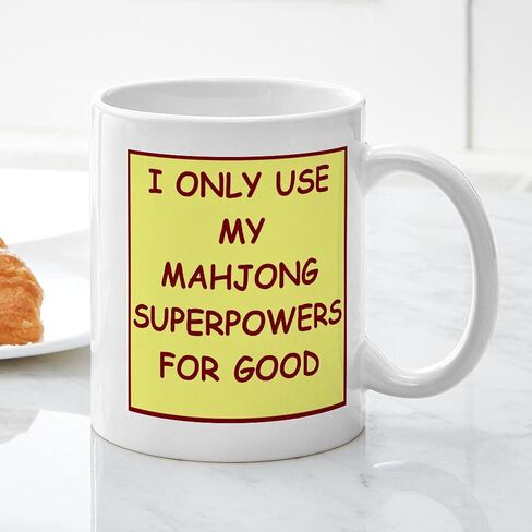 CafePress Mahjong Mugs 11 oz (325 ml) Ceramic Coffee Mug in Saudi Arabia