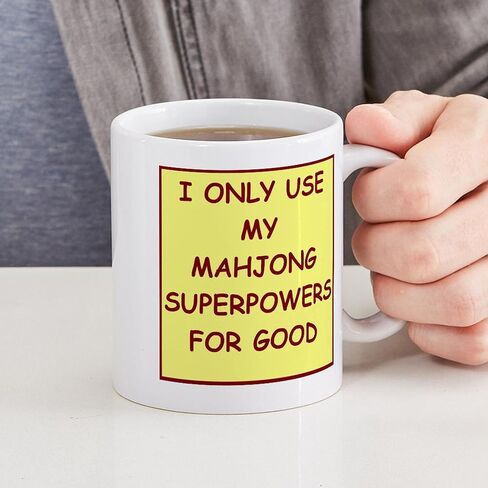 CafePress Mahjong Mugs 11 oz (325 ml) Ceramic Coffee Mug in Saudi Arabia