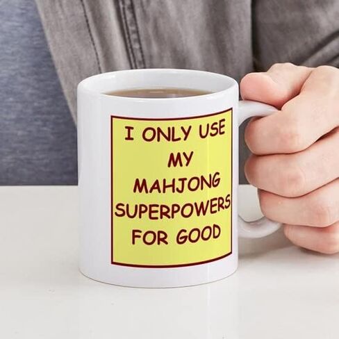 CafePress Mahjong Mugs 11 oz (325 ml) Ceramic Coffee Mug in Saudi Arabia