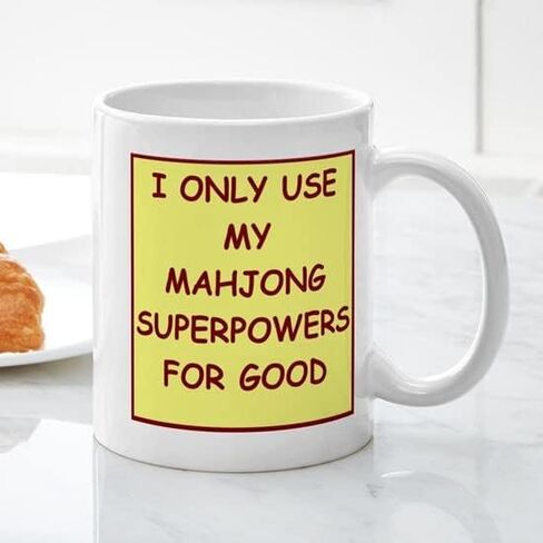 CafePress Mahjong Mugs 11 oz (325 ml) Ceramic Coffee Mug in Saudi Arabia