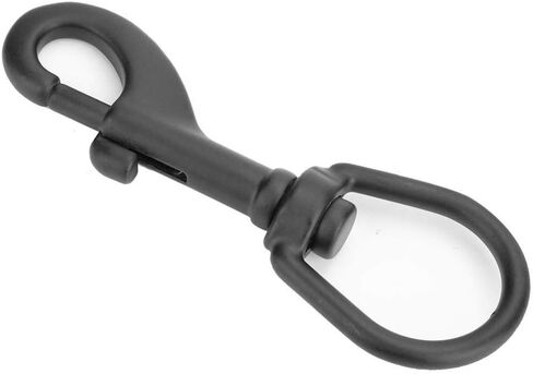 Tbest Stainless Steel Double Ended Bolt Snap Hook Swivel Eye Snap Bolt Hook Kit Diving Accessory (100mm Black) in Saudi Arabia