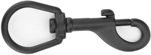 Tbest Stainless Steel Double Ended Bolt Snap Hook Swivel Eye Snap Bolt Hook Kit Diving Accessory (100mm Black) in Saudi Arabia