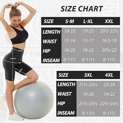 8" Biker Shorts for Women - High Waist Tummy Control Stretch Spandex Workout Yoga Running Gym Underwear in Saudi Arabia