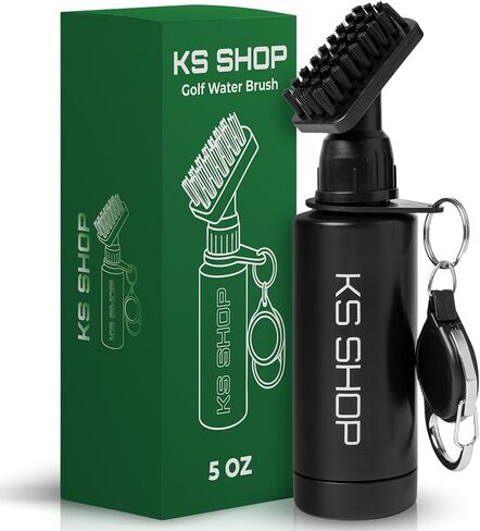 Golf Club Brush Cleaner 5oz (150ml) | Lightweight 70g | 45cm Retractable Clip | Nylon Bristles Golf Brush | Golf Accessories for Men and Women in Kuwait