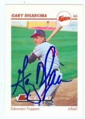 بطاقة بيسبول موقعة من غاري ديسارسينا (California Angels Edmonton Trappers) 1991 Impel #162 (67) - بطاقات بيسبول موقعة in Saudi Arabia