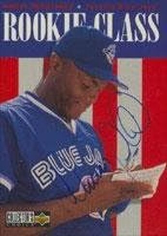 بطاقة موقعة من اختيار جامعي Angel Martinez Toronto Jays لعام 1995 من Upper Deck. يأتي هذا المنتج مع شهادة الأصالة من Autograph-Sports. موقعة - البيسبول موقعة MLB in Saudi Arabia