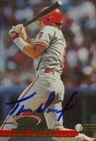 Tom Marsh Philadelphia Phillies 1993 Topps Stadium Club Autographed Card. This item comes with a certificate of authenticity from Autograph-Sports. Autographed - MLB Autographed Baseball Cards in Saudi Arabia