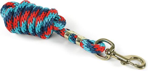 Shires Equestrian Topaz Horse Lead Rope (Navy/Red/Turquoise) in Saudi Arabia