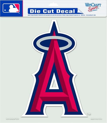 MLB Anaheim Angels 8-by-8 Inch Diecut Colored Decal in Saudi Arabia