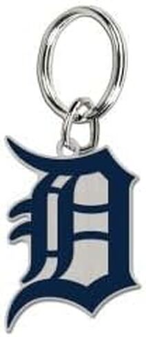 Detroit Tigers Keychain Cloisonne Key Ring Carded, Metal in Saudi Arabia