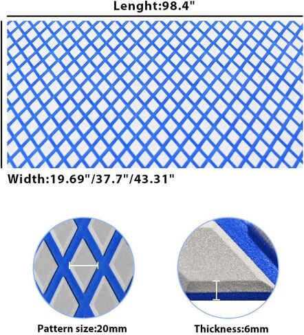 98.4 "X43.31" أرضيات القارب ذاتية اللصق إيفا رغوة قارب التزيين البحرية يخت RV حمام سباحة غير قابل للانزلاق in Kuwait