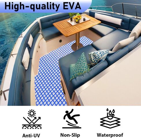 98.4 "X43.31" أرضيات القارب ذاتية اللصق إيفا رغوة قارب التزيين البحرية يخت RV حمام سباحة غير قابل للانزلاق in Kuwait