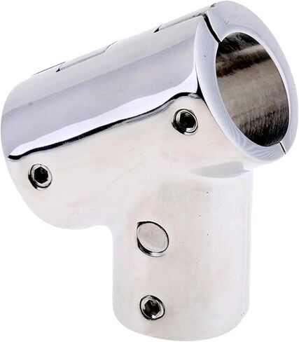 Boat Pipe Connectors Marine Yacht Railing Handrail,Heavy Duty 316 Stainless Steel 60/90 Degree Adjustable Pipe Tube Connector Clamp Marine Hardware-1Pack in Saudi Arabia