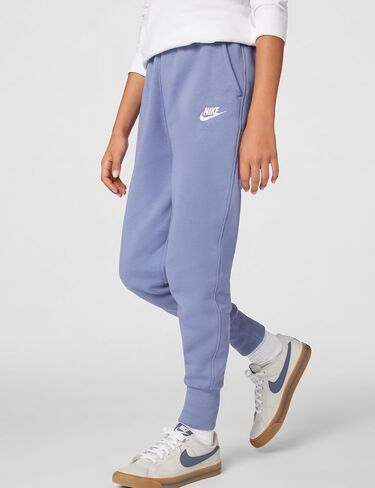 Nike Girls' Sportswear Club Fleece High-Waisted Fitted Pants in Saudi Arabia