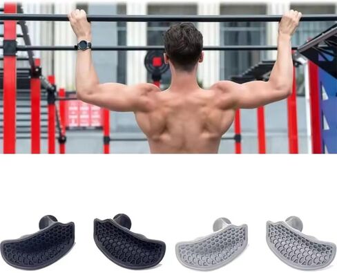 Anti Slip Workout Grips - Ergonomic Rubber Hand Protector Gloves for Weight Lifting, Pull-Ups, Gym Training and Exercise, Fitness Gym Grips Lifting Accessories for Men and Women Weight in Saudi Arabia
