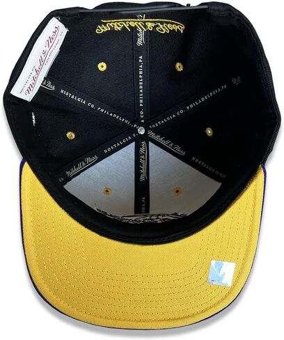 Mitchell & Ness LA Los Angeles Lakers NBA 2010 Finals Snapback Hat, 2Tone Adjustable Cap in Saudi Arabia