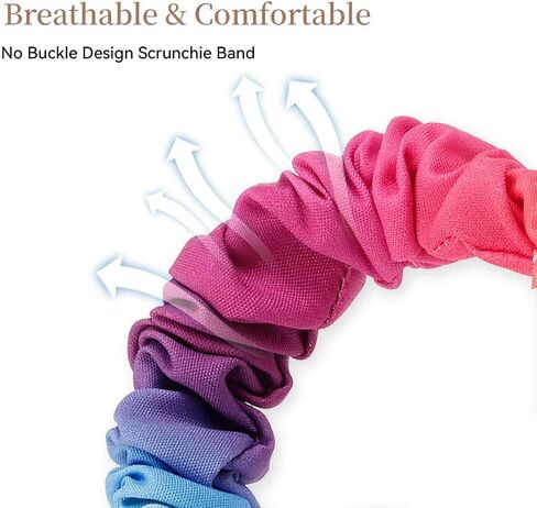 Scrunchies Band Compatible with Fitbit Inspire 3 Bands, Replacement Elastic Arm Band Stylish Chiffon Wristband Bracelet for Women, S/L in Saudi Arabia