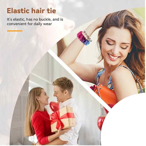 Scrunchies Band Compatible with Fitbit Inspire 3 Bands, Replacement Elastic Arm Band Stylish Chiffon Wristband Bracelet for Women, S/L in Saudi Arabia
