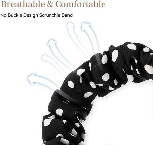 Scrunchies Band Compatible with Fitbit Inspire 3 Bands, Replacement Elastic Arm Band Stylish Chiffon Wristband Bracelet for Women, S/L in Saudi Arabia