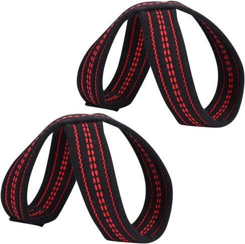 Lifting Wrist Straps Padded Nylon "8" Shaped Weight Lifting Straps Hand Protective Wraps Unisex Gym Training Support Accessories for Weightlifting Powerlifting Grip Bodybuilding, 1 Pair(S) in Saudi Arabia