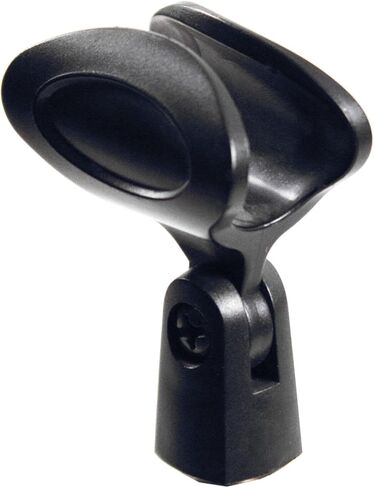 Generic استبدال مشبك الميكروفون MZQ1 لجهاز إرسال محمول بنظام الميكروفون اللاسلكي Sennheiser EW 100، مع محولات براغي 5/8 ذكر إلى 3/8 أنثى، أسود، عبوتان in Saudi Arabia