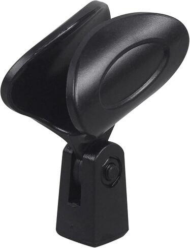 Generic استبدال مشبك الميكروفون MZQ1 لجهاز إرسال محمول بنظام الميكروفون اللاسلكي Sennheiser EW 100، مع محولات براغي 5/8 ذكر إلى 3/8 أنثى، أسود، عبوتان in Saudi Arabia
