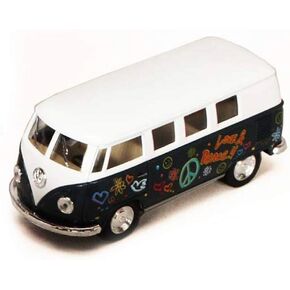 1962 Volkswagen Classic Bus with Decals 1/32 scale Die Cast Model Toy Car - GREEN