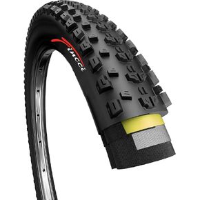 Fincci 27.5 x 2.25 Inch Mountain Bike Tire Foldable 57-584 60 TPI with Nylon Protection for All Mountain Enduro MTB Hybrid Bike Bicycle